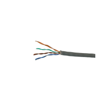Кабель витопарный, категории 5e, U/UTP , 24 AWG, 4х2х0,52, LSZH нг(A)-HF, для внутренней прокладки, серый, катушка 500 м  500033  SPL