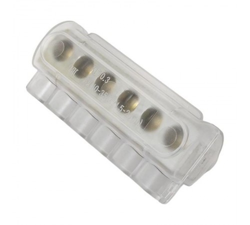 Клеммник для сетей уличного освещения KE10.3 Al 6x10-35 мм / Cu 1.5-25 мм инд. упак. EKF  ke-10,3-r  EKF