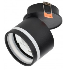 Светильник 4033 встр. поворотн. GX53 черный  LT-UVB0-4033-GX53-1-K02  IEK
