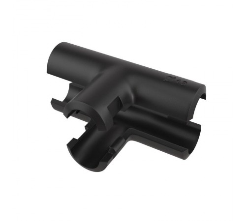 Тройник открывающийся, IP40, д.16мм, черный  50616B  DKC