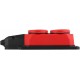 K-2e-RED-IP44 ЭРА Колодка каучуковая с/з 2гн 16A IP44 красная  Б0044551  ЭРА