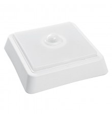 Светильник светодиодный накладной квадратный с ИК-датчиком , 10W, 800Lm, 4000K, в пластиковом корпусе, IP20, AL3023  41798  FERON