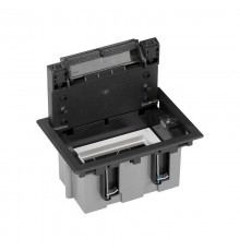 Simon Connect Люк в пол на 1 S-модуль (2 модуля К45), глубина 70-100мм, бетон, графит  SF170-14  Simon