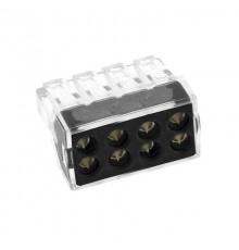 Строительно-монтажная клемма СМК 773-108 8 отверстий 1,0-2,5мм2 (4шт.) EKF PROxima  plc-smk-108r  EKF