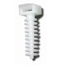 Держатель хомутов для установки в отверстиях D 8 мм 37х13мм (1уп = 100шт)  47214  Ecoplast