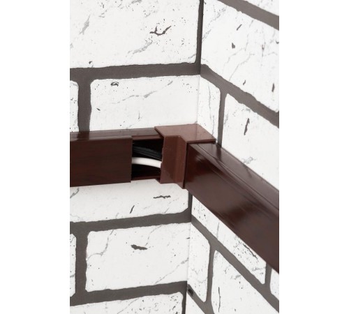 Угол внутренний (40х16) (4 шт) Plast EKF PROxima  под темное деревоibd-40-16x4EKF