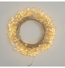 Гирлянда светодиодная Роса Фейерверк с контроллером 20м, 500LED, ТЕПЛЫЙ БЕЛЫЙ, IP20, на катушке  303-446  NEON-NIGHT