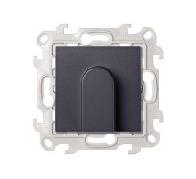 Simon 24 Графит Вывод кабеля  2410801-038  Simon