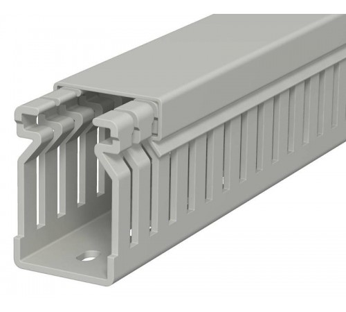 Распределительный кабельный канал LK4 40x25x2000 мм (ПВХ,серый) (LK4 40025)  6178010  OBO Bettermann