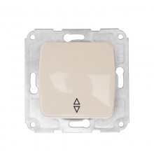 DEA Переключатель 1кл прох. с/у 10А мех. Беж  KR-78-0235  Kranz
