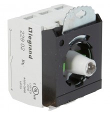 Osmoz Комплектующий блок для кнопок для комплектации с подсветкой под винт 230 В~ 2Н.О. белый 3 поста  023016  Legrand