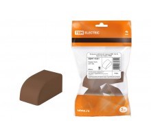 Заглушка кабельной трассы КМЗ 16х16 бук (4 шт./комп.)  SQ0411-0331  TDM