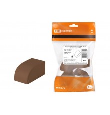 Заглушка кабельной трассы КМЗ 16х16 бук (4 шт./комп.)  SQ0411-0331  TDM