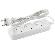 Удлинитель UX-3-1,5m без заземл., 1300Вт, 3гн, 1,5м  Б0035747  ЭРА