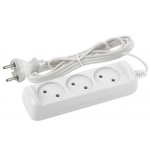 Удлинитель Россия UX-3-3m Удлин-ль без заземл., 1300Вт, 3гн, 3м  Б0035748  ЭРА