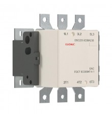 Магнитный контактор DSC225-3C00A230 225А 110кВт (AC3)  кат 220В AC  DSC225-3C00A230  DKC