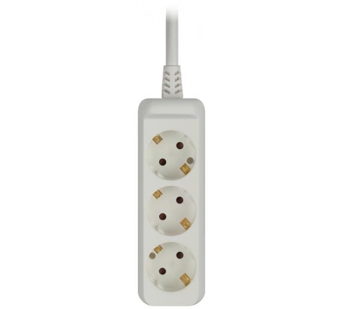 Удлинитель электрический U-3e-1,5m-3x1,5 с заземлением 3 розетки 1,5м ПВС 3x1,5мм2 16А  Б0044031  ЭРА