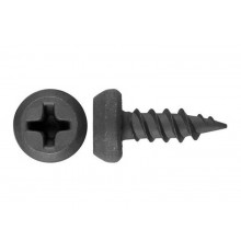 Саморез "Клоп" 3.5x11 металл-металл фосфатированный, шлиц Philips №2, острый (10 шт/уп)  PR08.9349  Промрукав