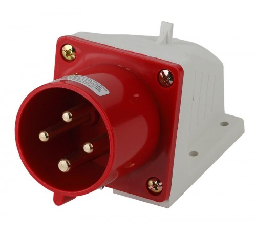 Вилка стационарная 524 3Р+РЕ 32А 380В IP44  Б0032859  ЭРА