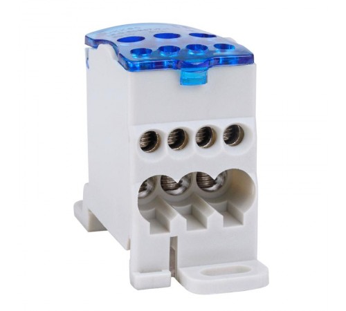 Блок распределительный на DIN-рейку OptiKit РБД-80А на DIN-рейку  351068  КЭАЗ