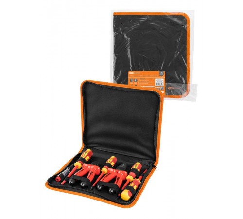 Набор диэлектрического инструмента №2, тканевый пенал, 7 предметов, 1000 В, "ПрофиЭлектрик"   SQ1017-0104  TDM