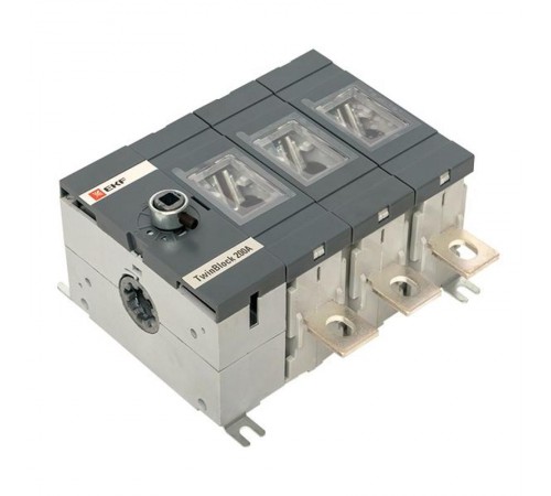 Рубильник 200A 3P без рукоятки управления TwinBlock  tb-s-200-3p  EKF