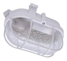 Светильник ЖКХ НБП 01-60-002 с решеткой 220V 60Вт Е27 IP54 пластик стекло  41404  Feron