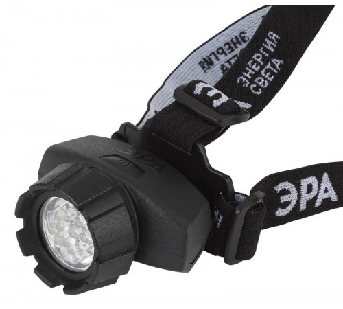 Фонарь налобный 18xLED 3xAAA GB-604, 4 режима, черный  Б0031384  ЭРА