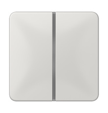 2-клавишная накладка для пульта КNX, светло-серая, для серии СD  CD402TSALG  Jung