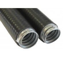 Металлорукав в пвх изоляции МПГ нг 32 (20 м/уп.) черный  zeta42814  ГОФРОМАТИК