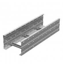 Лестничный лоток кабельрост 200х200х9000, толщ. 2,5 мм, гор. цинк, 318229  ЛКР-200х200х9000-2,5-ГЦ   Ostec