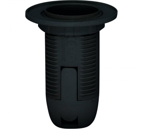 Патрон пластиковый LH112 230V E14  (43x56мм) черный  22371  Feron
