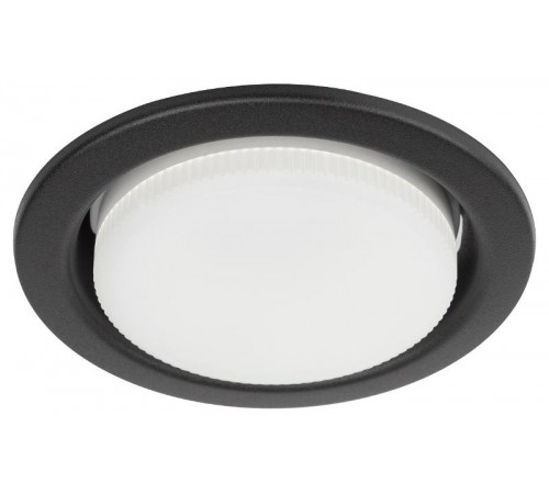 Cветильник встраиваемый под лампу GX53 KL35 SBK (к) черный матовый  Б0055813  ЭРА