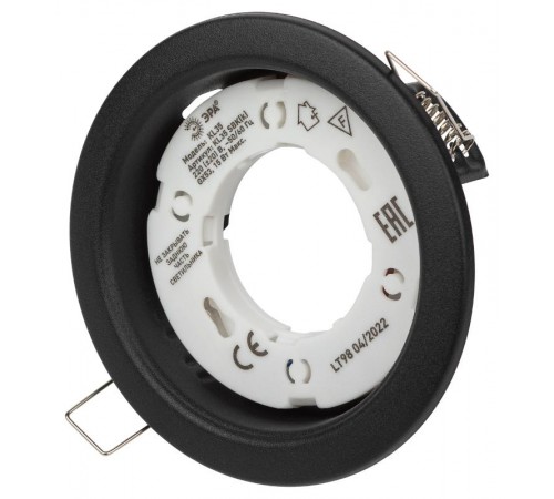 Cветильник встраиваемый под лампу GX53 KL35 SBK (к) черный матовый  Б0055813  ЭРА