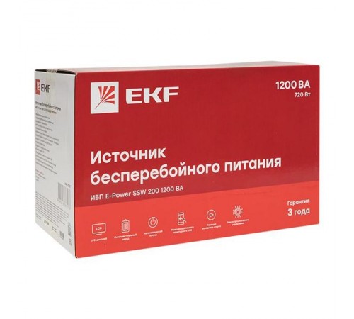Источник Бесперебойного питания Линейно-интерактивный E-Power SSW 200 1200 ВА Proxima  SSW-2120  EKF
