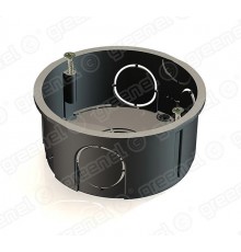 Коробка установочная (насадка на Коробка установочная GE40002) для кирпичных стен с саморезами 68х34  GE40003  GREENEL