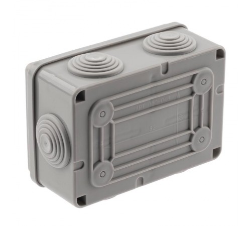 Коробка распределительная о/у на винтах 6 гермовводов IP55 KORv-120-80-50-6g  Б0052730  ЭРА