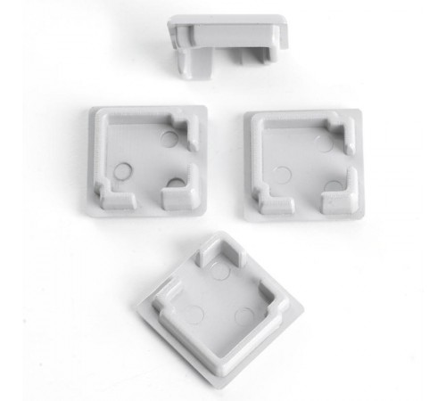 Заглушка без отверстия для профиля CAB281, LD377 (комплект 4шт) FERON  48252  FERON