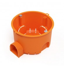 Коробка установочная 80-0560-2С стойкая к горению (ПВ-2) 68х45 с саморезами (200шт/кор)  80-0560-2С  Промрукав