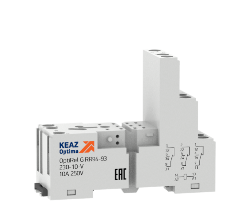Розетка для реле OptiRel G RR94-92-230-12-V  281164  КЭАЗ