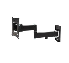 Кронштейн для телевизора 10"- 27" дюймов наклонно-поворотный два колена серия HOME  38-0051  REXANT