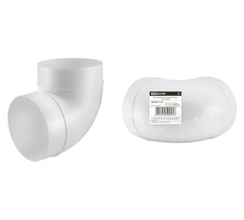 Колено для круглых воздуховодов, D125  SQ1807-1718  TDM