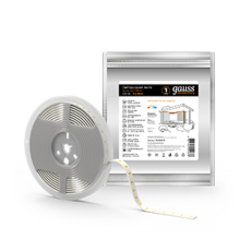 Лента светодиодная Elementary 2835/120-SMD 9.6W 12V DC теплый белый IP66 (ZIP Bag 5м)  356000110  Gauss