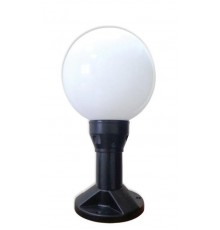 Светильник садово-парковый "Шар" 200 Г НТУ 06-40-02 опал пмма IP44/на подставке /корпус черный ф60  1030480227  Элетех