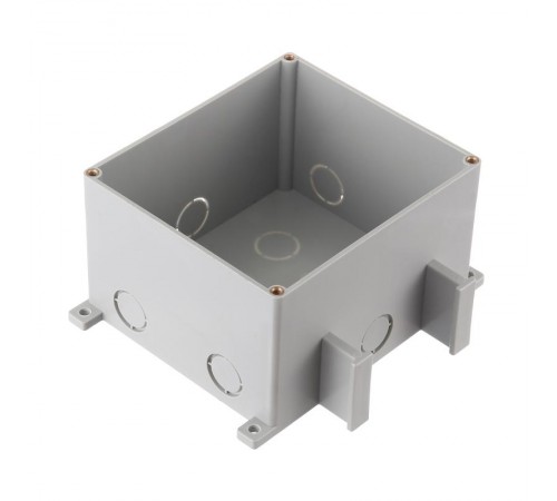 BOX/2+2ST66 Коробка для люков в пол на 2 поста (45х45)+2 модуля (45х22,5) (70025), пластик  70125  Ecoplast