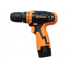 Дрель-шуруповерт аккумуляторная ДА-12Л-2К (2,0 А/ч)  72/14/7  ВИХРЬ