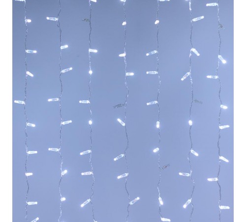 Светодиодная гирлянда ARD-CURTAIN-CLASSIC-2000x1500-CLEAR-360LED-BLINK White (230V, 60W)  024852  Arlight
