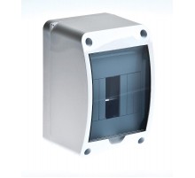 Щиток тусо о/п на 4 мод. с вертикальной дверцей. 140х90х85мм  68304  Рувинил