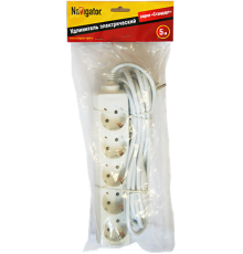 Удлинитель 94 187 NPE-S-05-500-E-3x1 с/з 5 гн. 5м 94187 Navigator