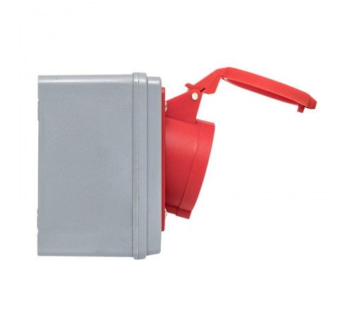 Розетка с блокировкой и выключателем 1424 3Р+РЕ 32А 380В IP44 EKF  ps-1424-32-380  EKF